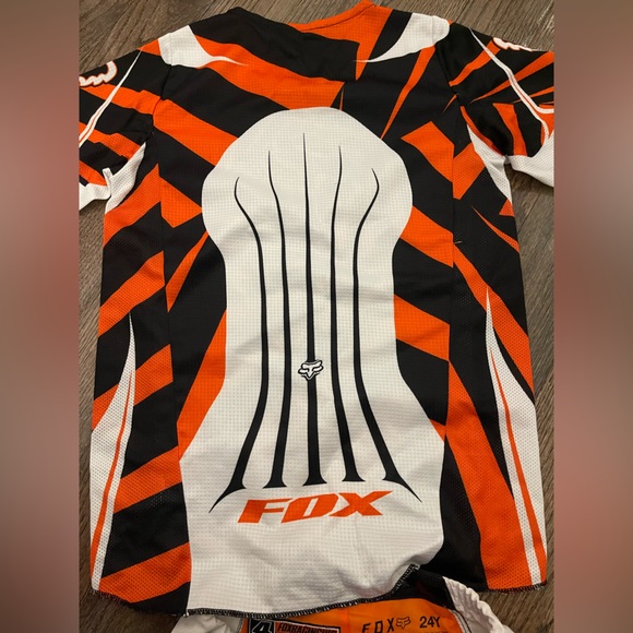 Fox Youth Orange and Black Racing/ Motocross Jersey and Pants - Great Shape! - Picture 3 of 10